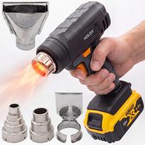 Akumuliatorinis karšto oro pistoletas HOLDX, skirtas DeWalt 18V XR baterijoms, belaidis