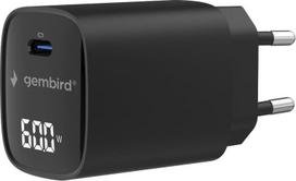 Gembird TA-UC-1C-PD60LCD-01-BK 60W USB Type-C fast charger, LCD, black | Gembird