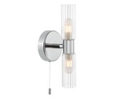 Där Lighting BOL0950 - Vonios kambario sieninis šviestuvas BOLTON 2xG9/5W/230V IP44 chromuotas