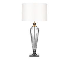 Där Lighting HIN4208 - stalinis šviestuvas HINTON 1xE27/60W/230V baltas/blizgus chromas