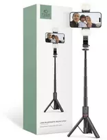 Asmenukių lazda štatyvas su LED apšvietimu Bluetooth Tech-Protect L05S juodos spalvos