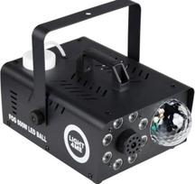 Light4Me Fog 600W LED Ball - smoke and fog machine with backlit smoke effect + disco ball