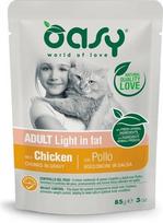 Oasy Chunks in gravy Light in Fat Chicken - wet cat food - 85g