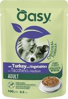 Oasy Strips in Gravy Adult with Turkey and vegetables - wet dog food - 100g