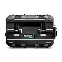 Multifunkcionālais lādētājs UC18YTSL, HIKOKI, UC18YTSLW0Z, 4 lādēšanas porti, 14.4V-18V akumulatoriem, 2 USB porti, salokāms rokturis