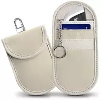 Tech-Protect automobilio raktų dėklas RFID Signal Blocker KLR100, smėlio spalvos