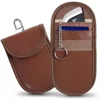 Tech-Protect raktų dėklas RFID signalo blokatorius KLR100, rudas