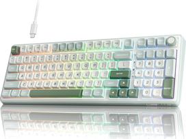 Royal Kludge R98 Pro Sky Cyan, Beige Switch, US