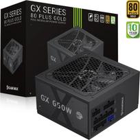 Gamemax maitinimo šaltinis GX 650GF, 650 W, Auksinis, Pilnai modulinis, 110-240 V, 120 mm ventiliatorius
