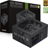 Gamemax maitinimo šaltinis GX 750GF, 750 W, Auksinis, Pilnai modulinis, 110-240 V, 120 mm ventiliatorius