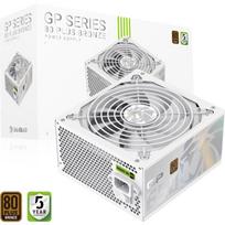 Gamemax maitinimo šaltinis GP 650B WH, 650 W, bronzinis, baltas, nemodulinis, 140 mm ventiliatorius, 1 x 24 pin ATX