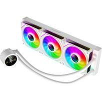 Gamemax procesoriaus skysčio aušintuvas ICEBURG 360 DIGITAL WH, 58.8 cfm, 800-1800 rpm, ARGB LED apšvietimas, TDP iki 290W