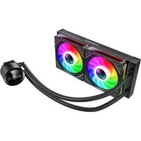 Gamemax procesoriaus skysčio aušintuvas ICEBURG 240 DIGITAL BK, 58.8 cfm, TDP iki 245W, 800-1800 rpm, 4-pin PWM, 36.9 dBA