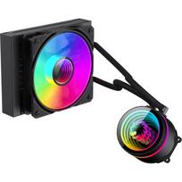 Gamemax procesoriaus aušintuvas ICEBURG 120 BK, 62.82 cfm, TDP iki 180W, ARGB LED apšvietimas, 800-2000 rpm