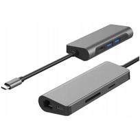 Gigabyte USB-C 7in1 dokas 20MB1-GVK906-1E, microSD, RJ-45, USB 3.0 A, USB-C, SD, HDMI, 3.5 mm, 1xRJ-45, 1xHDMI