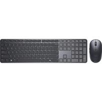 Dell Pro 7 Slim KM726 Klaviatūros ir pelės rinkinys 580-BDPB, 2.4 GHz, 3 mygtukai, belaidis ryšys, juoda