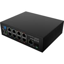 Lanberg Jungiklis PoE 8 prievadai ILFE-8P-1GE-1S-120, 4x10/100 PoE+, 4x10/100 PoE++, 1x10/100/1000, 1x1000Base-X SFP, 120W