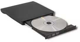 Pelė „Qoltec“ išorinis DVD/CD įrašymo įrenginys, USB 3.0, juodas