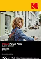 „Kodak“ fotopopierius 10x15, 230 g, blizgus, 100 lapų