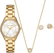 Laikrodis Michael Kors Lauryn dovanų rinkinys + auskarai ir karoliai MK4849SET