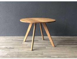 OAKY Ø70 ąžuolinis apvalus žurnalinis staliukas : Apdaila - Be apdailos, Aukštis - 52cm