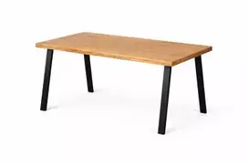 MATERA 160x100 ąžuolinis stalas : Apdaila - Be apdailos