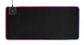 Deltaco GAM-092 gaming mouse pad, black