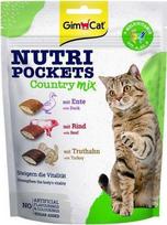 GMC GIMCAT Nutri Pockets Country mix – skanėstas katei – 150g