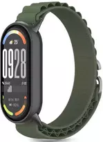 „Tech-Protect“ laikrodžio dirželis „Nylon Pro Xiaomi Smart Band 8/9/10“, karinės žalios spalvos