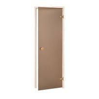 Saunos durys ANDRES SCAN 70x190cm dreb, bronz, mat stiklas
