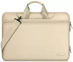 Kilimėlis „Tech-Protect“ nešiojamojo kompiuterio krepšys „PocketBag“ 16 colių, smėlio spalvos