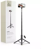 Asmenukių lazda Tech-Protect L09S su trikoju - Juodas