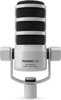 Ausinės Rode mikrofonas PodMic USB, baltas