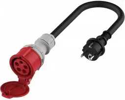 „Konner & Sohnen PLATINET“ EV adapteris 11 kW CEE lizdas į 3,5 kW Schuko kištuką, vienfazis, maks. 3,68 kW @ 16 A, 0,2 m