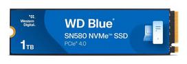 SSD|WESTERN DIGITAL|Bulk|600xTBW rating|Read speed 4150MB/s|Write speed 4150MB/s|NVMe Yes|PCI Express 4.0|M.2|1000GB|Blue SN580|WDS100T3B1E-00CHF0