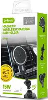 D-Fruit telefono laikiklis automobilyje + belaidis įkroviklis Magnetic 15W (DF109)