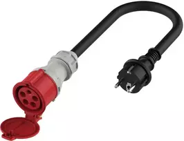 Platinet EV adapteris CEE 32A (F) - Schuko 16A (M) (EV_A22C35S)