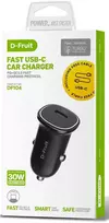 D-Fruit automobilinis įkroviklis 30W USB-C + USB-C laidas DF104