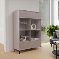 Plati vitrina WAVE 105 cm Spalva: Kašmyras