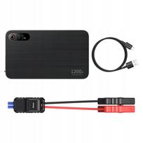 Baseus „Jump Starter“ 3-viename 1200A išorinė baterija 7200mAh LED žibintuvėlis juodas