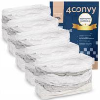 4CONVY 5x vakuuminis maišas patalynei, antklodėms, drabužiams 80x100x30, kubo formos, didelis