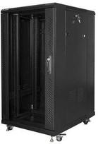 Lanberg ff01-6822-12b pastatoma rack spintelė 19" 22u 600x800 juodos stiklinės durys (plokštos pakuotės)