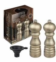 Prieskonių malūnėlis Peugeot Malūnėlių rinkinys, 18 cm, Golden Paris