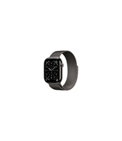 Apple Watch Series 11 GPS + Cellular 46mm Slate Titanium Case with Slate Milanese Loop - M/L | Apple