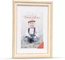 Victoria Collection Nuotraukų rėmelis Action 2 15x21, šviesiai rudas/baltas