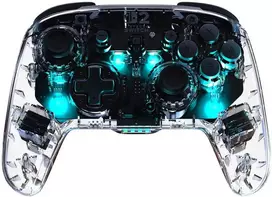 „Turtle Beach“ belaidis valdiklis „Afterglow Nintendo Switch 2“, skaidrus