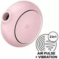 „Satisfyer“ oro pulsavimo ir vibravimo prietaisas „Pro To Go 3“, rožinis