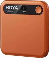 Ausinės „Boya Notra AI Note Taker“, kosminės oranžinės spalvos