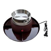 Electric Maker Electric Fondue Pot Set with Forks 4 Detachable Trays Maker Set for Wedding Family Party Indoor