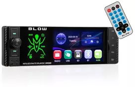 Automagnetola Radijas „Blow Spider“ 4 colių RDS RGB MP5/USB/micro SD, mėlynas